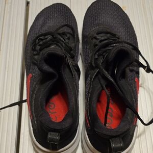 Black and Red Athletic Sneakers